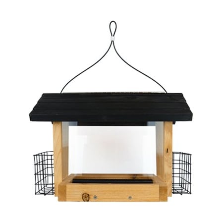 Natures Way Bird Feeder  Wild Bird and Finch 6 qt Cedar Hopper 3 ports Brown CWF19